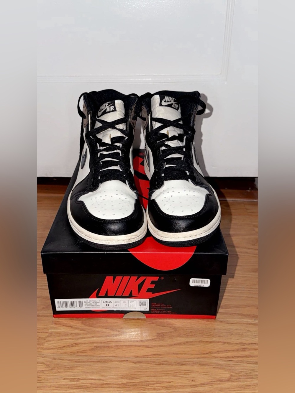 Nike Air Jordan 1 Mid Black, White and Mocha color Men's Sneakers